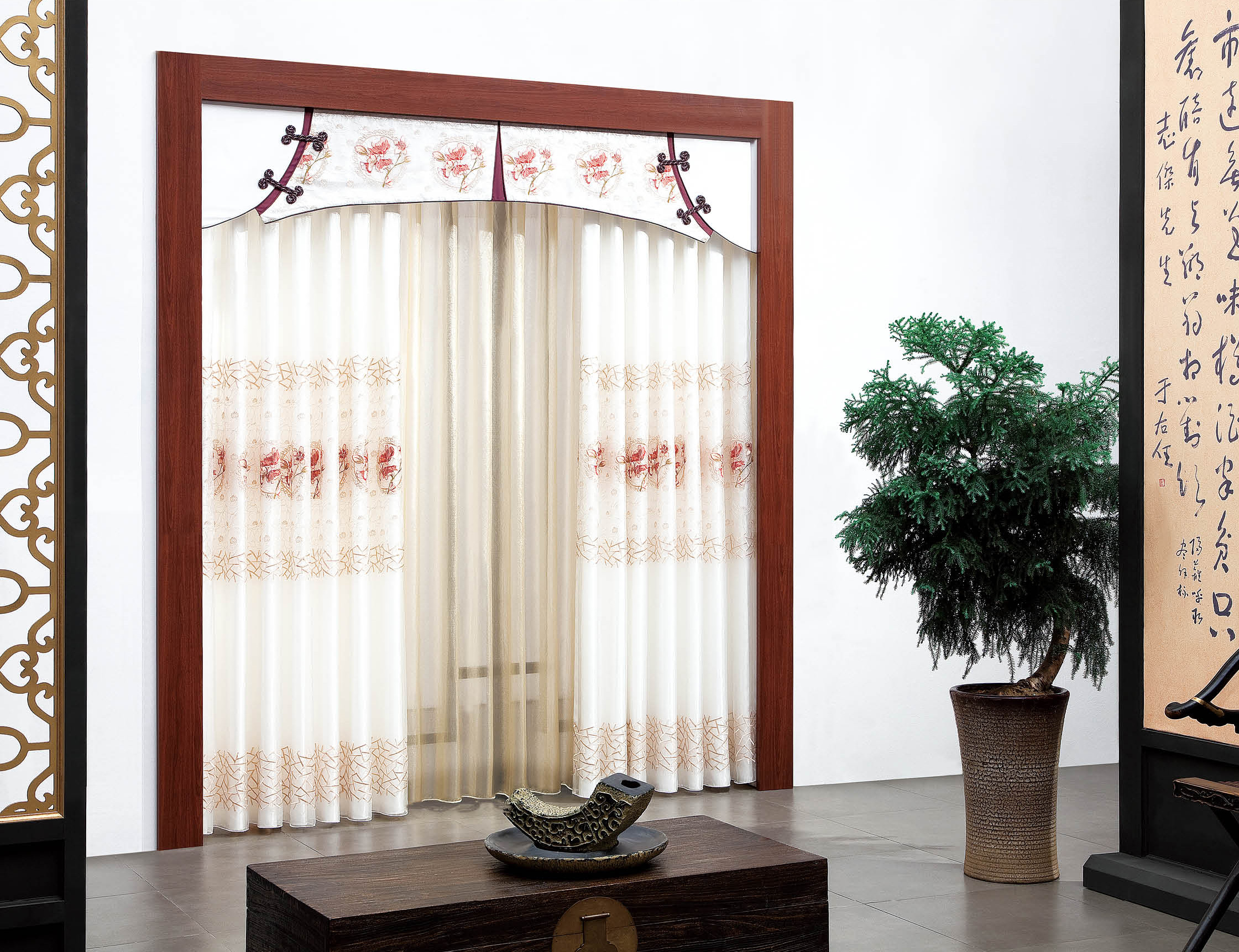 中式风格窗帘